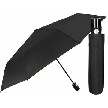 Foldable Umbrella Perletti Black 96 cm Automatic