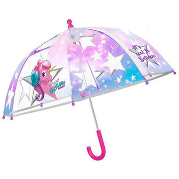 Umbrella Perletti Pink Fibreglass 67 cm Children's Unicorn