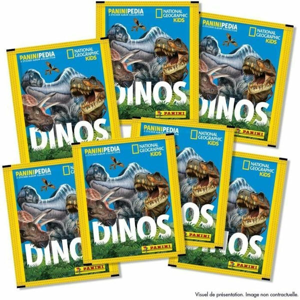 Pack of stickers Panini National Geographic - Dinos (FR) 7 Envelopes