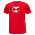 Children’s Short Sleeve T-Shirt Champion Crewneck  Red