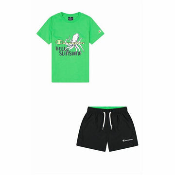 Children's Sports Outfit Champion Green 2 Pieces