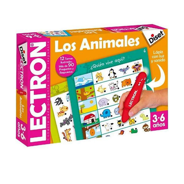 Educational Game Diset The animals Pencil Lights with sound (ES)