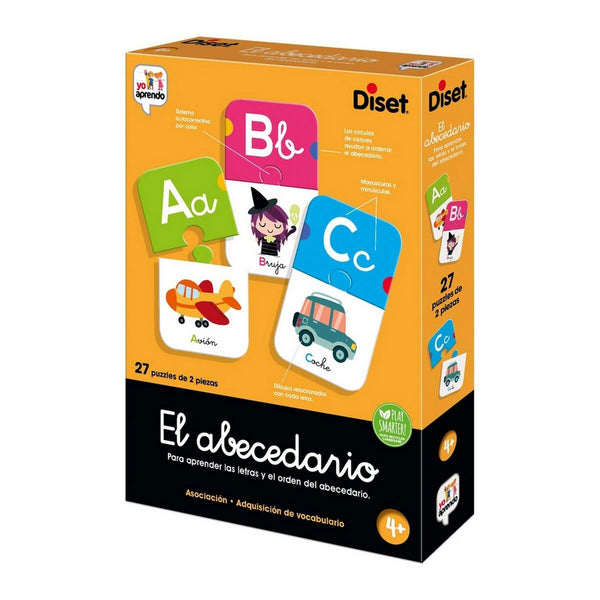 Educational Game Diset El Abecedario 54 Pieces