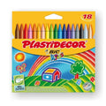 Coloured crayons Plastidecor 875771 Multicolour 18 Pieces