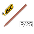 Coloured crayons Plastidecor 8169691 Brown Plastic (25 Units)