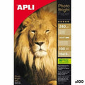 Glossy Photo Paper Apli 100 Sheets 10 x 15 cm