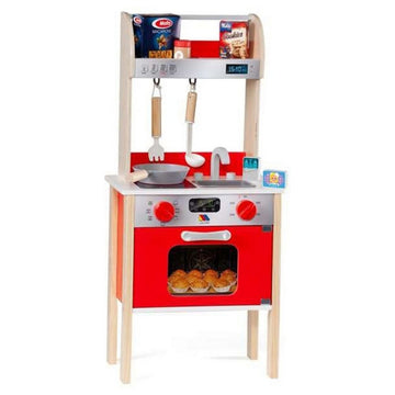 Toy kitchen Moltó 21293 Wood Red (10 pcs)