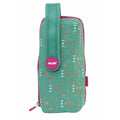 School Case with Accessories Milan Copper III Green 22,5 x 11,5 x 11 cm