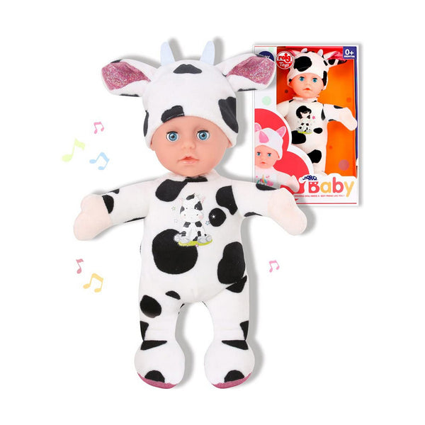 Baby doll Reig Fluffy toy Cow 25 cm