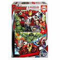 2-Puzzle Set   The Avengers Super Heroes         48 Pieces 28 x 20 cm