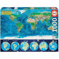 Puzzle Educa World Map Neon 16760.0 1000 Pieces