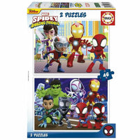 2-Puzzle Set Educa Spidey Amazing Friends