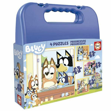 4-Puzzle Set Educa Bluey (1 Unit)