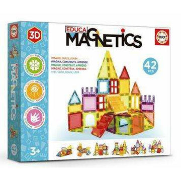 Construction set Educa Magnetics Magnetic 42 Pieces