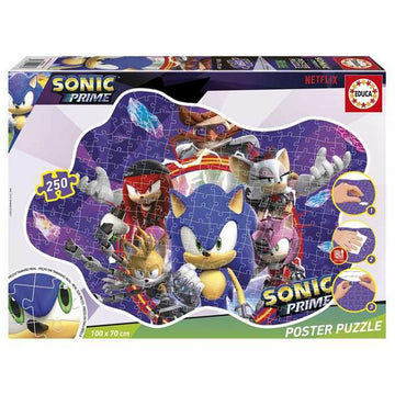 4-Puzzle Set Sonic Prime 250 Pieces