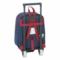 School Rucksack with Wheels 805 Levante U.D. 611820280 Blue Deep Red