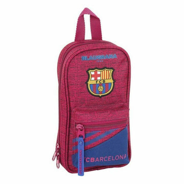 Backpack Pencil Case F.C. Barcelona 12 x 23 x 5 cm (33 Pieces)