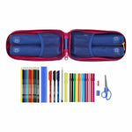 Backpack Pencil Case F.C. Barcelona 12 x 23 x 5 cm (33 Pieces)
