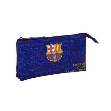 Triple Carry-all F.C. Barcelona Blue 22 x 12 x 3 cm