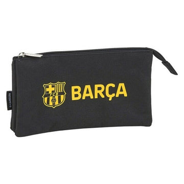 Triple Carry-all F.C. Barcelona Black 22 x 12 x 3 cm