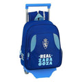 School Rucksack with Wheels 705 Real Zaragoza (27 x 10 x 67 cm)