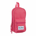 Backpack Pencil Case BlackFit8 M747 Pink 12 x 23 x 5 cm (33 Pieces)
