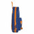 Backpack Pencil Case Valencia Basket M747 Blue Orange 12 x 23 x 5 cm (33 Pieces)