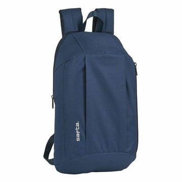 Casual Backpack Safta M821A Navy Blue (22 x 39 x 10 cm)