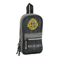 Backpack Pencil Case Hogwarts Harry Potter Hogwarts 12 x 23 x 5 cm Black Grey 33 Pieces