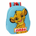 3D School Bag The Lion King Simba Red Light Blue