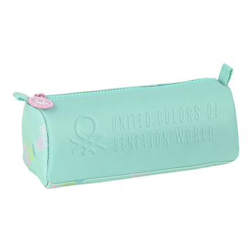 School Case Benetton World Mint (21 x 8 x 7 cm)