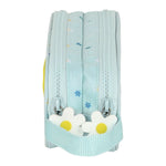 School Case BlackFit8 Daisies Light Blue (21 x 8 x 6 cm)