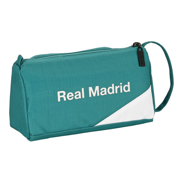 School Case Real Madrid C.F. White Turquoise Green 20 x 11 x 8.5 cm