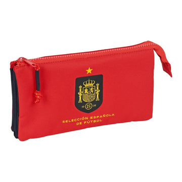 Triple Carry-all RFEF Blue Red 22 x 12 x 3 cm