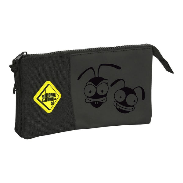 School Case El Hormiguero Black (22 x 12 x 3 cm)