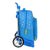 School Rucksack with Wheels El Hormiguero Blue (32 x 42 x 15 cm)