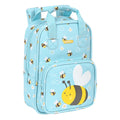 School Bag Safta Abeja Light Blue 20 x 28 x 8 cm