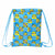 Backpack with Strings Minions Minionstatic Blue (26 x 34 x 1 cm)
