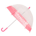 Umbrella BlackFit8 Glow up Pink Transparent PoE Ø 70 cm