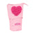 Pencil Holder Case Safta Love Yourself Pink (32 Pieces)