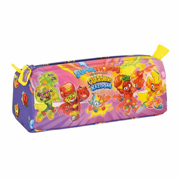 School Case SuperThings Guardians of Kazoom Purple Yellow (21 x 8 x 7 cm)