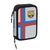 Double Pencil Case F.C. Barcelona Grey (13.5 x 20.5 x 4.5 cm) (34 Pieces)