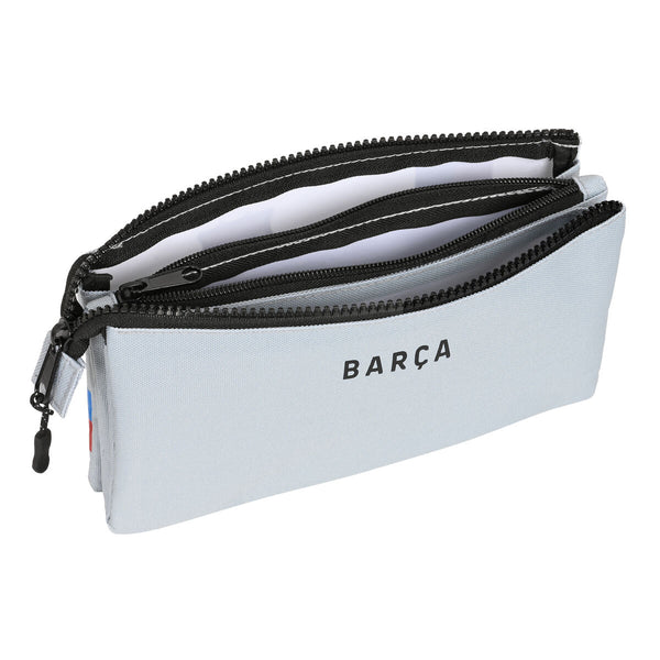 Triple Carry-all F.C. Barcelona Grey (22 x 12 x 3 cm)