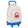 School Rucksack with Wheels Benetton Topitos (33 x 45 x 22 cm)