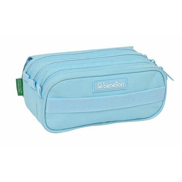 Triple Carry-all Benetton Sequins Light Blue 21,5 x 10 x 8 cm