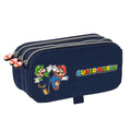 Triple Carry-all Super Mario Navy Blue 21,5 x 10 x 8 cm