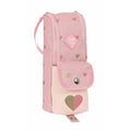 Holdall Glowlab Kids Hearts Light Pink 21 x 6 cm