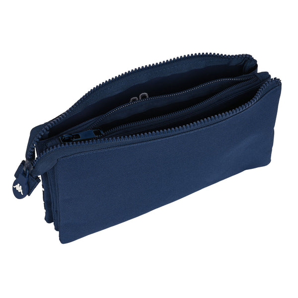 Triple Carry-all Kappa Navy Navy Blue (22 x 12 x 3 cm)