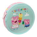 Pencil Case Peppa Pig Ice cream Pink Mint (18 Pieces)