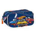 Triple Carry-all Hot Wheels Speed Club Orange Navy Blue 21,5 x 10 x 8 cm